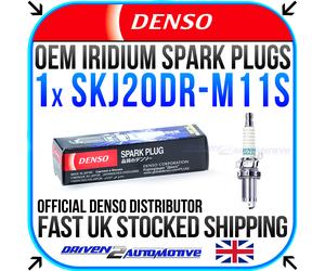 1x DENSO SKJ20DR-M11S IRIDIUM SPARK PLUG - SAVE MPG & INCREASE PERFORMANCE
