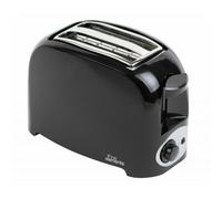 Daewoo Essentials 2 Slice Toaster - Compact Black Toaster with Adjustable Browning Control & Slide-Out Crumb Tray, Easy to Clean, 700W Electric Breakfast Appliance