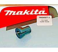 1X GENUINE MAKITA COLLET1/4" CONE 763637-1 RT0700 RP0900 ROUTER