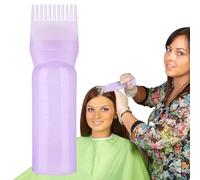 1X Hair Dye Comb Applicator, Portable Dye Color Comb Bottle With Scale,Botella Aplicadora De Peine De Raíz Unisex, Hair Dying Brush Applicator, Color Brush With Graduated Scale