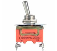 1x Heavy Duty for Spst Toggle Switch Cover 12v On/Off Car Switch Accessory for Missile-Type Panel Mount 2-Position Single Pole Single Throw 11.6mm Thread 250v Max Withstand Voltage