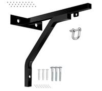 1x Heavy Duty Punch Bag Wall Bracket - 18-Inch Steel Boxing Hanger with Screws & Fixings - Wall Mounted Punching Bag Holder for MMA, Muay Thai, Kickboxing, Home Gym & Boxing Training