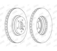 1x Jurid Brake Disc Front Vented Fits BMW 330d 330i 335d 335i 05-13