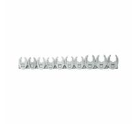 KS Tools 913.3800 3/8-inch 10-19mm Crowfoot Wrench Set (10 Pieces)