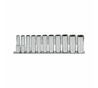 1x KS Tools 11 Piece 3/8" Chromeplus Socket Set Deep - K918.0611