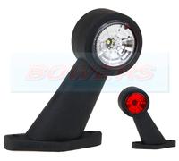 1x LED RED WHITE SIDE END MARKER LIGHT FOR IFOR WILLIAMS INDESPENSION TRAILERS