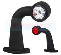 1x LED RED WHITE SIDE END MARKER LIGHT FOR IFOR WILLIAMS INDESPENSION TRAILERS