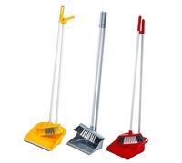 1x Long Handled Dustpan and Brush Set Upright Broom & Dustpan Combo for Indoor Outdoor Cleaning Assorted Colours Large Size Easy Sweeping for Home, Kitchen, Office, Lobby