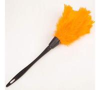 1x Magic Soft Mini Cleaning Duster Dust Cleaner Handle Feather Static Anti Small (Orange)
