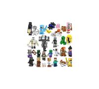 (1x Minifigures Set) Christmas Advent Calendar Minecraft Mini figures 24 Days Countdown Advent Calendar Kids Toys Surprise Xmas Gifts