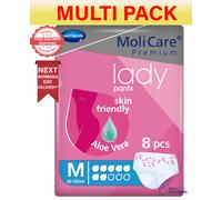 1x MoliCare Lady Incontinence Pants - 7 Drops- 4 Pack of 8 - Medium - Multi pack
