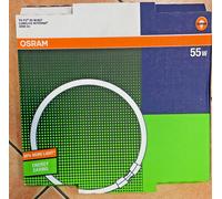 1X OSRAM T5 FC Ring Fluorescent Lamp Warm White De Luxe 55W/827 LUMILUX INTERNA [EEK: G]