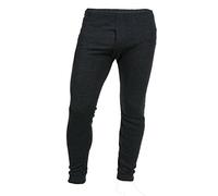 1x Pair of Mens Thermal Long Johns - Brushed Inside for Extra Warmth (X Large, Charcoal)
