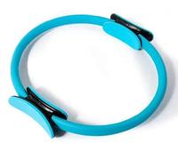 1x Pilates Ring Yoga Fitness Double Handled Exercise Circle Gym Resistance Wheel-Physical therapy and toning thighs Abs and Legs (Blue)