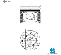KS Motor 40179600 Piston