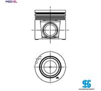 Engine piston 40286610 KOLBENSCHMIDT for IVECO FIAT