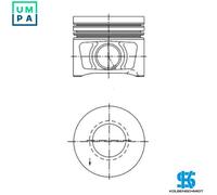 Piston Fits Audi A3 A4 A6 Mitsubishi Lancer Seat Skoda VW KOLBENSCHMIDT 40387600