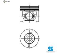 KOLBENSCHMIDT 40830600 Piston