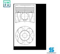 KS Motor 41071600 Piston