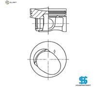 KOLBENSCHMIDT 41257600 Piston