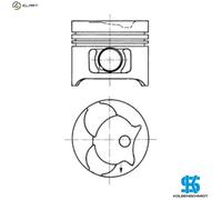 1x PISTON 91372620 FOR OM601.940/942/943/941/900 OM661.911/940 2.3L 4cyl 2.9L