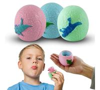 1x Random Colored Egg with Pop-Up Dinosaur Toy - Squeeze Fidget Stress Relief Ball, Perfect Party Bag Fillers for Boys and Girls, Ideal for Birthdays, Easter and Christmas - 6.5cm Dia