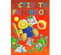 1x RED CHILDRENS LEARNING ACTIVITY & PUZZLE FUN COLOURING & TRACING PAPER A4 BOOKS