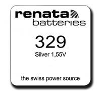 1x Renata Batteries All Sizes Available Mercury Free Silver Oxide Watch Batteries (329 (SR731SW))