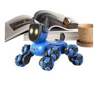 1x Robot Puppy - Smart Robot Dog | Robots Dogs Toy | 8 Wheels Educational Electric Dance Robots, Automatic Electronic Dog Toys, Interactive Remote Control Game | For Girl Birthday, Kids