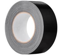 (1x Roll) 50m Black Duct Tape, Premium Waterproof Backing