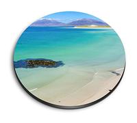 1x Round MDF Magnet 6cm - Isle of Harris Outer Hebrides Scotland - Fridge Locker Office Whiteboard Toolbox #51237