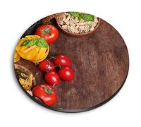1x Round MDF Magnet 6cm - Italian Foods Pasta Tomato Food - Fridge Locker Office Whiteboard Toolbox #63172