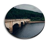 1x Round MDF Magnet 6cm - Lower Derwent Ladybower Reservoir UK - Fridge Locker Office Whiteboard Toolbox #51376