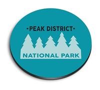 1x Round MDF Magnet 6cm - Peak District National Park England - Fridge Locker Office Whiteboard Toolbox #60673