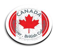 1x Round MDF Magnet 6cm - Vancouver British Columbia Canada - Fridge Locker Office Whiteboard Toolbox #58999