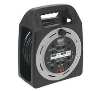 Sealey Cable Reel Box Type 15m 4 x 230V 1.25mm Thermal Trip BCR15CB