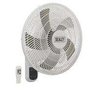 Sealey 18" 3 Speed Wall Fan with Remote Control