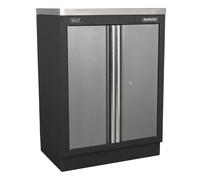 1x Sealey 680mm Modular 2 Door Floor Cabinet - APMS52