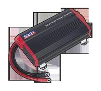 1x Sealey Power Inverter Modified Sine Wave 1500W 12V DC - 230V 50Hz - PI1500