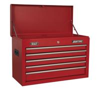 Sealey Topchest AP225 5-Drawer with Ball-Bearing Slides – Red