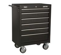 1x Sealey Rollcab Black 6 Drawer With Ball Bearing Runners - AP226B