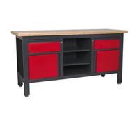 Sealey AP1905A 2 Drawer & 2 Cupboard Workstation