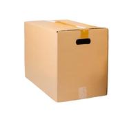 1x SelfHold Large Shipping Box 980 x 360 x 450mm - Double Wall Cardboard Box With Hand Holds *Made in Britain*