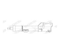 Monroe Shock Absorber G8822 – Front Left Top‑Pin – Fits Mercedes‑Benz Vito/V‑Class – Single
