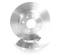 2x Solid Brake Discs Front Right and Left for FIAT BRAVO, BRAVA 1.4/1.6/1.9D