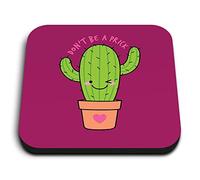 1x Square MDF Magnet 5cm - Funny Rude Cactus Joke Prick Cacti - Fridge Locker Office Whiteboard Toolbox #58689