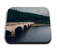 1x Square MDF Magnet 5cm - Lower Derwent Ladybower Reservoir UK - Fridge Locker Office Whiteboard Toolbox #51376