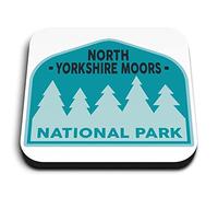 1x Square MDF Magnet 5cm - North York Moors National Park - Fridge Locker Office Whiteboard Toolbox #60674