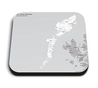 1x Square MDF Magnet 5cm - Outer Hebrides District - Fridge Locker Office Whiteboard Toolbox #55581
