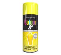 1x sunshine yellow All Purpose Spray Paint 400ml - Acrylic Car Spray Paint for Metal, Wood & Plastic, Heat Resistant Radiator Paint, Furniture & Household Spray Paint for Touch Up & Restoration